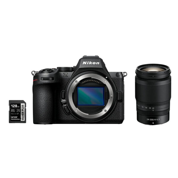 NIKON Z5II + NIKKOR Z 24-200mm f/4-6.3 VR + SD Lexar 128GB | Garanzia Ufficiale Nital 4 anni