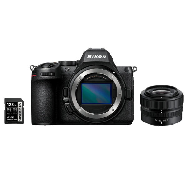 NIKON Z5II + NIKKOR Z 24-50mm f/4-6.3 + SD Lexar 128GB | Garanzia Ufficiale Nital 4 anni