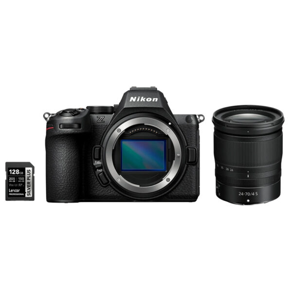 NIKON Z5II + NIKKOR Z 24-70mm f/4 S + SD Lexar 128GB | Garanzia Ufficiale Nital 4 anni