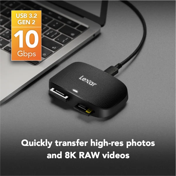 Lexar® Professional CFexpressTM Type B / SDTM USB 3.2 Gen 2 Reader - immagine 2