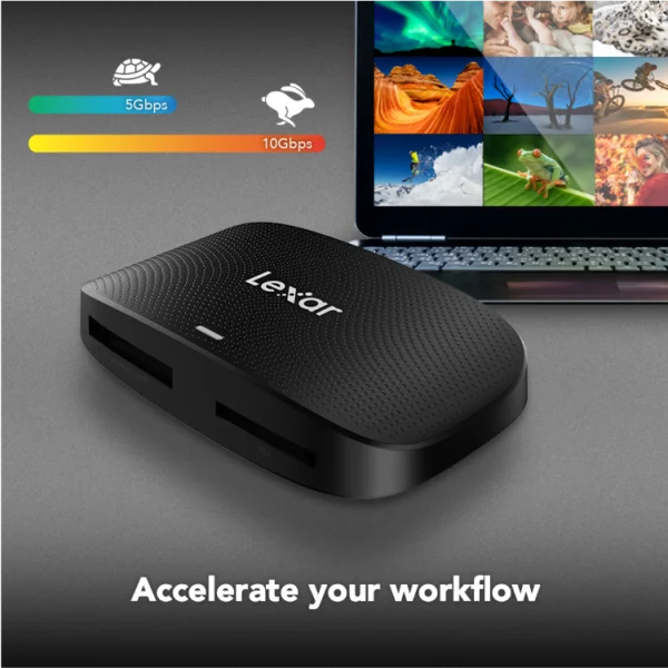 Lexar® Professional CFexpressTM Type B / SDTM USB 3.2 Gen 2 Reader - immagine 3