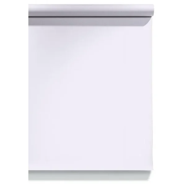 SUPERIOR fondale fotografico in carta 2,72m x 11m - Arctic White