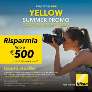 Nikon Yellow Summer Promo | Fino al 21/7