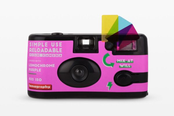 Fotocamera Simple Use Ricaricabile LomoChrome Purple - immagine 5