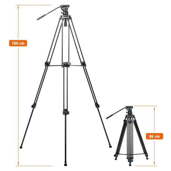 Stativo Rollei Video Pro V9i Treppiede - immagine 4