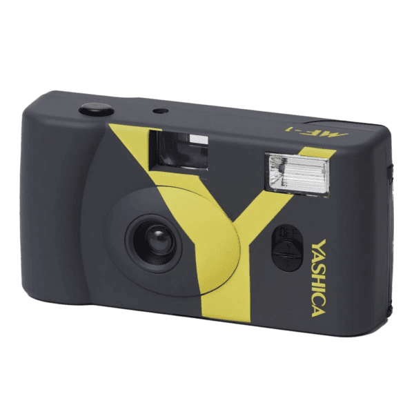 Yashica MF-1 Snapshot Giallo-Grigio | Fotocamera a pellicola