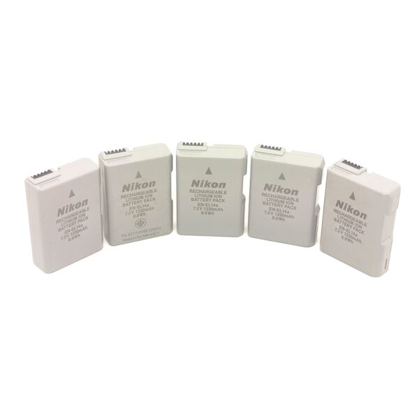 USATO: Lotto batterie Nikon EN-EL 14a (5 pezzi)