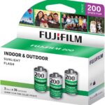 FUJIFILM FUJICOLOR 200 Pellicola negativa a colori 135-36 -Tripack 3 pellicole 36 pose cad.